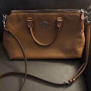Coach Brown Leather Crossbody Bag